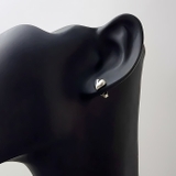 シンプル ハート スタッド ピアス 片耳用 1個売り | シルバーアクセサリーBinich | 詳細画像6
