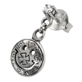 スマイルドロップピアスシルバーアクセサリー片耳用1個売りBinichビニッチ | シルバーアクセサリーBinich | 詳細画像1