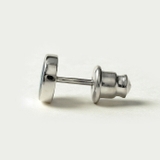 セミサークル ストーン スタッド ピアス 片耳用 1個売り | シルバーアクセサリーBinich | 詳細画像5