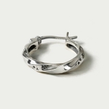 桜 ツイスト フープ ピアス 片耳用 1個売り | シルバーアクセサリーBinich | 詳細画像4