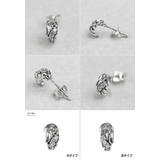 ジルコニアウイングピアスシルバーアクセサリーメンズスタッドピアス片耳用1個売りB… | シルバーアクセサリーBinich  | 詳細画像3 