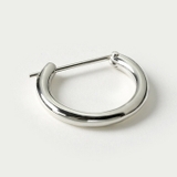 16mmシンプルクロッシングフープピアスメンズシンプル片耳用1個売りBinich… | シルバーアクセサリーBinich | 詳細画像2