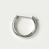 16mmシンプルクロッシングフープピアスメンズシンプル片耳用1個売りBinich… | シルバーアクセサリーBinich | 詳細画像4