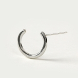 16mmシンプルクロッシングフープピアスメンズシンプル片耳用1個売りBinich… | シルバーアクセサリーBinich | 詳細画像5