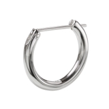 16mmシンプルクロッシングフープピアスメンズシンプル片耳用1個売りBinich… | シルバーアクセサリーBinich | 詳細画像1