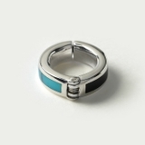 ターコイズ オニキス リバーシブル フェイクピアス 片耳用 1個売り | シルバーアクセサリーBinich | 詳細画像6