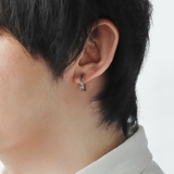 ツイスト デザイン イヤリング 片耳用 1個売り | シルバーアクセサリーBinich | 詳細画像8