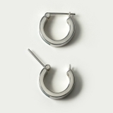 クラッシュ ターコイズ フープピアス 片耳用 (1個売り) | シルバーアクセサリーBinich | 詳細画像4