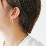 クラッシュ ターコイズ フープピアス 片耳用 (1個売り) | シルバーアクセサリーBinich | 詳細画像9