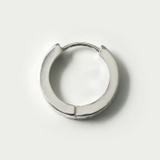 ハワイアン パターン フラット フープピアス 片耳用 1個売り | シルバーアクセサリーBinich  | 詳細画像5 