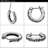 スリムヴァインフープピアスシルバーアクセサリー片耳用1個売りBinichビニッチ… | シルバーアクセサリーBinich | 詳細画像3