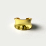 オールサイド逆甲丸イヤーカフ片耳用1個売り | シルバーアクセサリーBinich | 詳細画像3