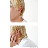 太めラウンドイヤーカフ片耳用1個売りBinichビニッチ | シルバーアクセサリーBinich  | 詳細画像2 