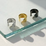 ステンレス 6mm幅平打ち イヤーカフ イヤカフ 片耳用 1個売り | シルバーアクセサリーBinich  | 詳細画像4 