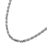 2mmカットフレンチロープチェーンネックレス45cmBinichビニッチ | シルバーアクセサリーBinich  | 詳細画像1 