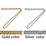 3.5mm4面カット喜平チェーンネックレスBinichビニッチ | シルバーアクセサリーBinich  | 詳細画像3 