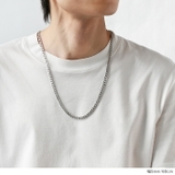 喜平ネックレスメンズレディースネックレスチェーンステンレス定番シンプル小豆細め太… | シルバーアクセサリーBinich  | 詳細画像8 