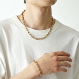 Uチェーンリンクネックレス | シルバーアクセサリーBinich  | 詳細画像7 