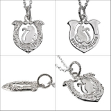 キャットホースシューペンダントトップのみネックレスメンズ猫唐草Binichビニッ… | シルバーアクセサリーBinich  | 詳細画像3 