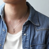 スモールハワイアンホヌペンダントシルバーカラータイプネックレス1 1mmアズキチ… | シルバーアクセサリーBinich  | 詳細画像2 