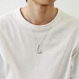 ハワイアンフィッシュフックペンダントネックレス2mmアズキチェーンセットBini… | シルバーアクセサリーBinich  | 詳細画像2 