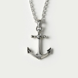 シンプル リバーシブル アンカー ペンダント トップのみ ネックレス メンズ | シルバーアクセサリーBinich  | 詳細画像3 