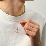 シンプル リバーシブル アンカー ペンダント トップのみ ネックレス メンズ | シルバーアクセサリーBinich  | 詳細画像7 