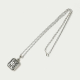 桜 ロケット ペンダント ネックレス 3mmアズキチェーンセット | シルバーアクセサリーBinich | 詳細画像2