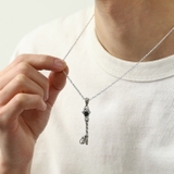 ジルコニア 肉球 キャット キー ペンダント トップのみ | シルバーアクセサリーBinich | 詳細画像8