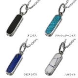 サイドパターン ストーン ペンダント トップのみ | シルバーアクセサリーBinich | 詳細画像2