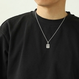 12星座 プレート ペンダント ネックレス メンズ 2mmアズキチェーンセット | シルバーアクセサリーBinich  | 詳細画像11 