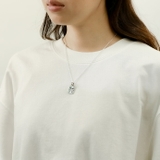 12星座 プレート ペンダント ネックレス メンズ 2mmアズキチェーンセット | シルバーアクセサリーBinich  | 詳細画像13 