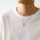 スネーク アンク クロス ペンダント  2mmアズキチェーンセット | シルバーアクセサリーBinich  | 詳細画像8 