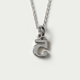 ミニ ジルコニア ナンバー ペンダント 1.1mmアズキチェーンセット | シルバーアクセサリーBinich  | 詳細画像5 