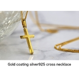 シルバー925ネックレスゴールドコーティングシルバークロスネックレスBinich… | シルバーアクセサリーBinich  | 詳細画像7 
