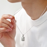 スモールハワイアンロケットペンダントネックレス2mmアズキチェーンセットBini… | シルバーアクセサリーBinich  | 詳細画像3 