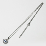 マリンブルーヴォヤージュコンパスペンダント 1 6mm平アズキスチールチェーン付… | シルバーアクセサリーBinich  | 詳細画像2 