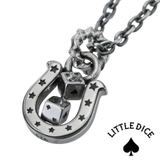 LITTLEDICEホースシュートランプダイスペンダントシルバー925アクセサリ… | シルバーアクセサリーBinich | 詳細画像1