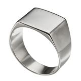 シンプル印台リング指輪Binichビニッチ | シルバーアクセサリーBinich | 詳細画像1