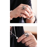 ゴートフェイスリングメンズ山羊ヤギBinichビニッチ | シルバーアクセサリーBinich  | 詳細画像2 