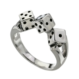トリプルダイスリングシルバー925アクセサリー指輪Binichビニッチ | シルバーアクセサリーBinich | 詳細画像1