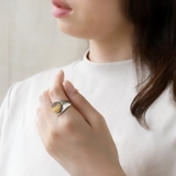 ライズストーン ナチュラル ストーン ラウンド リング 印台 | シルバーアクセサリーBinich | 詳細画像11