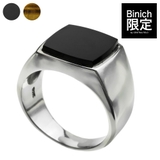 ライズストーン ナチュラル ストーン スクエア リング | シルバーアクセサリーBinich | 詳細画像1