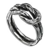 槌目ノットデザインリングメンズ指輪Binichビニッチ | シルバーアクセサリーBinich | 詳細画像1