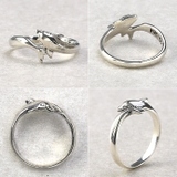 スモールドルフィンリング指輪Binichビニッチ | シルバーアクセサリーBinich | 詳細画像3