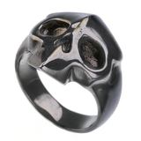 エッジブラックスカルリングメンズ指輪Binichビニッチ | シルバーアクセサリーBinich | 詳細画像1