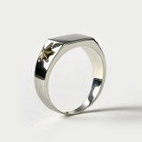 サイド スター シグネット リング 印台リング | シルバーアクセサリーBinich | 詳細画像5