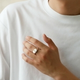 ワイド アンカーチェーン シグネット リング | シルバーアクセサリーBinich  | 詳細画像9 