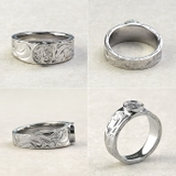 ハワイアンテイストステンレスリング指輪Binichビニッチ | シルバーアクセサリーBinich  | 詳細画像4 