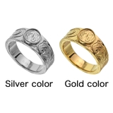 ハワイアンテイストステンレスリング指輪Binichビニッチ | シルバーアクセサリーBinich  | 詳細画像3 